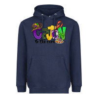 Navy cajun to the core mardi gras Heavyweight Hoodie - CowGirlArtShop
