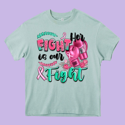 Her Fight Is Our Fight Heavy Core Tee Designed By Artiststas