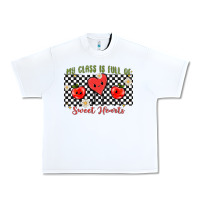 White my class full of sweet hearts Urban Heavy Tee - MaliasSmallBusiness