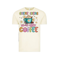 Vintage Arctic great ideas come after coffee Vintage Tee - MaliasSmallBusiness