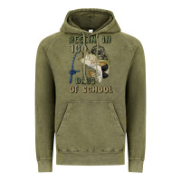 Vintage Olive reelin' in 100 days of school Vintage Hoodie - MaliasSmallBusiness
