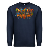 Navy sweather weather Premium Sweatshirt - CowGirlArtShop