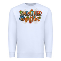 White sweather weather Premium Sweatshirt - CowGirlArtShop