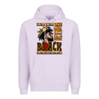 Lilac black king Premium Hoodie - CowGirlArtShop