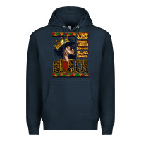Navy black king Premium Hoodie - CowGirlArtShop