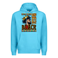 Ocean Blue black king Premium Hoodie - CowGirlArtShop