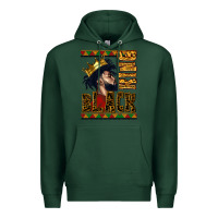 Sports Green black king Premium Hoodie - CowGirlArtShop