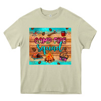 Mossy camp fire squad Heavy Core Tee - JahusDesignShop