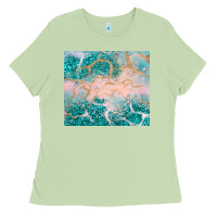 Matcha turquoise glitter Ladies Tee - JahusDesignShop