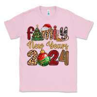 Bubblegum Pink family new years 2024 Classic Tee - MaliasSmallBusiness
