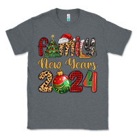 Charcoal Heather family new years 2024 Classic Tee - MaliasSmallBusiness