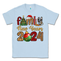 Dusty Blue family new years 2024 Classic Tee - MaliasSmallBusiness