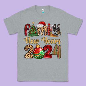 Family New Years 2024 Classic Tee Designed By Maliassmallbusiness