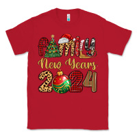 Red family new years 2024 Classic Tee - MaliasSmallBusiness