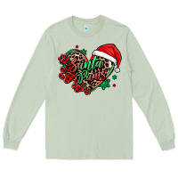Matcha santa paws christmas heart Long Sleeve Tee - MaliasSmallBusiness