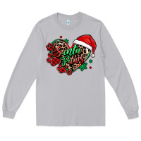 Moon Dust santa paws christmas heart Long Sleeve Tee - MaliasSmallBusiness