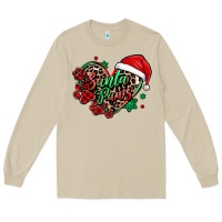 Mushroom santa paws christmas heart Long Sleeve Tee - MaliasSmallBusiness