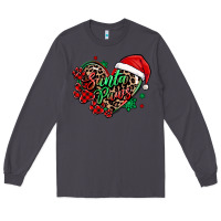 Smoke santa paws christmas heart Long Sleeve Tee - MaliasSmallBusiness