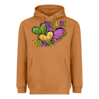 Meerkat mardi gras heart Heavyweight Hoodie - CowGirlArtShop