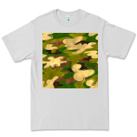 Dove Grey camouflage seamless pattern Premium Tee - BundleAndBundleShop