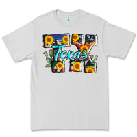 Dove Grey texas tx serape sunflower cowhide Premium Tee - AdoDesignShop