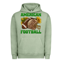 Pigment Oil Green american football Urban Hoodie - BundleAndBundleShop