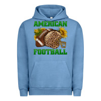 Pigment Pebble Blue american football Urban Hoodie - BundleAndBundleShop