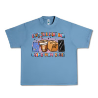 Pebble Blue can't talk right now doing mom stuff Urban Heavy Tee - MaliasSmallBusiness