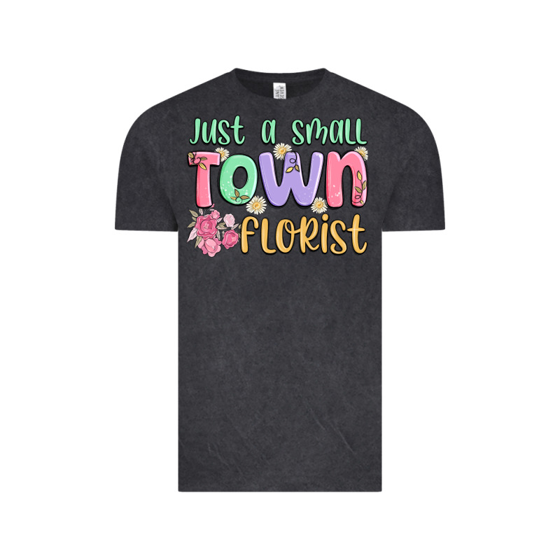 Just A Small Town Florist Vintage Tee by MaliasSmallBusiness | Teevron