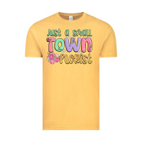 Vintage Mustard just a small town florist Vintage Tee - MaliasSmallBusiness