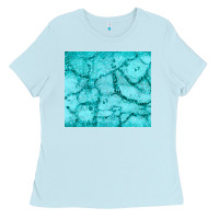 Baby Blue turquoise glitter Ladies Tee - JahusDesignShop