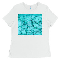 White turquoise glitter Ladies Tee - JahusDesignShop