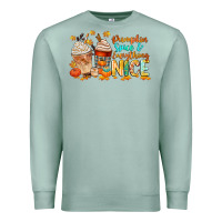 Seafoam pumpkin spice and everything nice Premium Sweatshirt - CowGirlArtShop