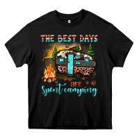 Black the best days are spent camping Heavy Core Tee - JahusDesignShop
