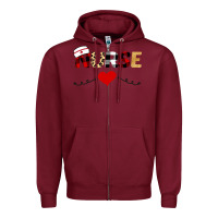Burgundy Nurse Zipper Hoodie - Bettercallsaul