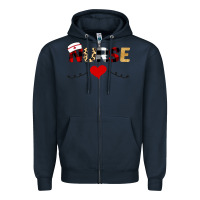 Navy Nurse Zipper Hoodie - Bettercallsaul