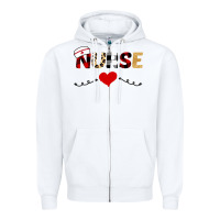 White Nurse Zipper Hoodie - Bettercallsaul