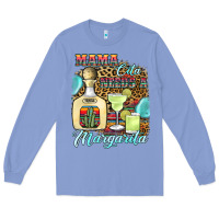 Colony Blue mama cita needs a margarita1 Long Sleeve Tee - JahusDesignShop