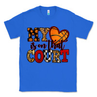 True Royal my heart is on that court basketball red and black Classic Tee - NancyCooperArtShop