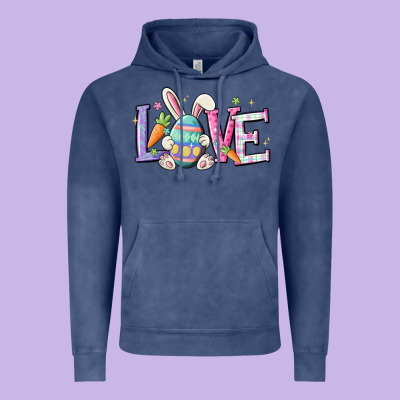 Love Easter Vintage Hoodie Designed By Maliassmallbusiness