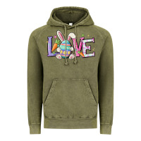 Vintage Olive love easter Vintage Hoodie - MaliasSmallBusiness