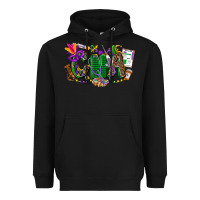 Black cna mardi gras Heavyweight Hoodie - CowGirlArtShop