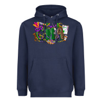 Navy cna mardi gras Heavyweight Hoodie - CowGirlArtShop