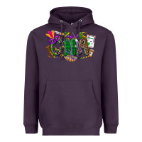 Plum cna mardi gras Heavyweight Hoodie - CowGirlArtShop