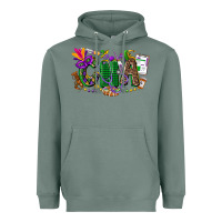 Sage cna mardi gras Heavyweight Hoodie - CowGirlArtShop