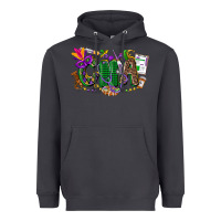 Smoke cna mardi gras Heavyweight Hoodie - CowGirlArtShop