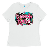 White beach babe Ladies Tee - AdoDesignShop