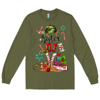 Army Green sister elf Long Sleeve Tee - MaliasSmallBusiness