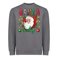 Storm Santa baby Christmas Heavyweight Sweatshirt - NancyCooperArtShop