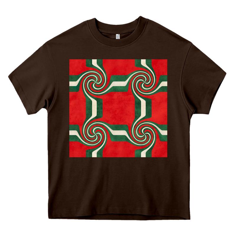 Retro Christmas Seamless Pattern Heavy Core Tee by BundleAndBundleShop | Teevron